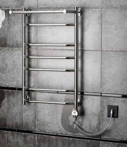 Полотенцесушитель электрический Тругор Браво эл ТЭН 3 П 80x40 фото 2