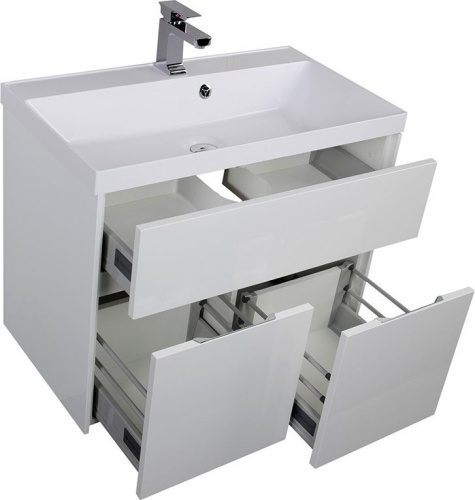 Мебель для ванной Aquanet Латина 80 белая фото 8