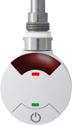 Полотенцесушитель электрический Luxrad Regular G Plus 064133 92х53 R, белый, терморегулятор selmo smart programm с пультом фото 2