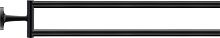 Полотенцедержатель Duravit Starck T 0099414600 черный, двойной
