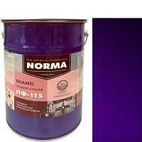 Эмаль Новоколор ПФ 115 «Фиолетовая» алкидная глянцевая универсальная — 25кг «Novocolor»