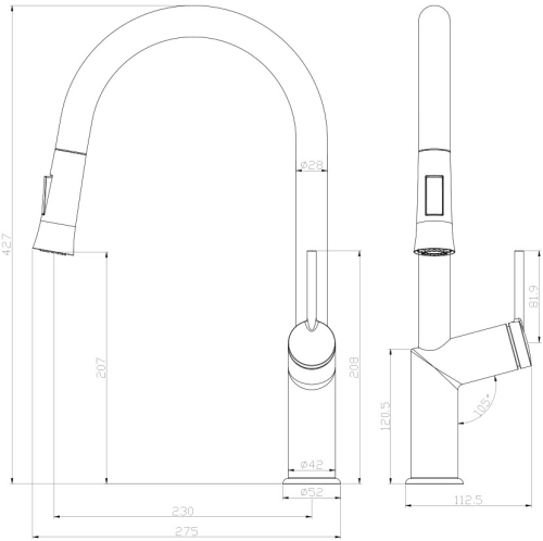 Смеситель Lemark Minima LM3850C для кухонной мойки фото 2