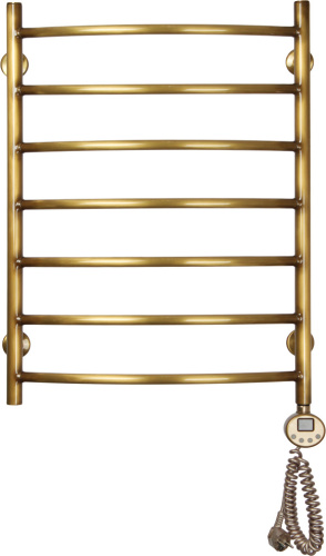 37 490 руб. Полотенцесушитель электрический Domoterm Калипсо П7 50x70, античная бронза, R Полотенцесушитель электрический Domoterm Калипсо П7 50x70, античная бронза, R
