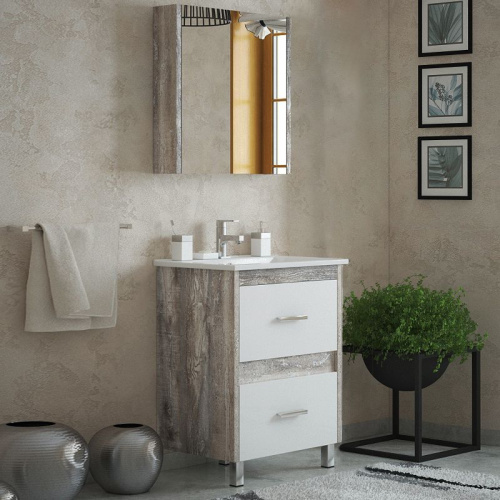 Мебель для ванной Corozo Верона 65 антик фото 5