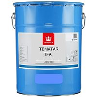Краска Тиккурила Индастриал «Тематар ТФА» (Tematar TFA) полуглянцевая для подводных конструкций 2К (16л) Черный «Tikkurila Industrial»