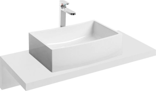 Мебель для ванной Ravak столешница L 100 белая фото 3