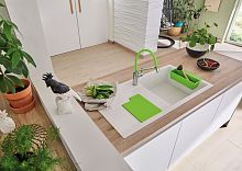 Смеситель Blanco Viu-S 524813 для кухонной мойки, 4 цветных съемных шланга
