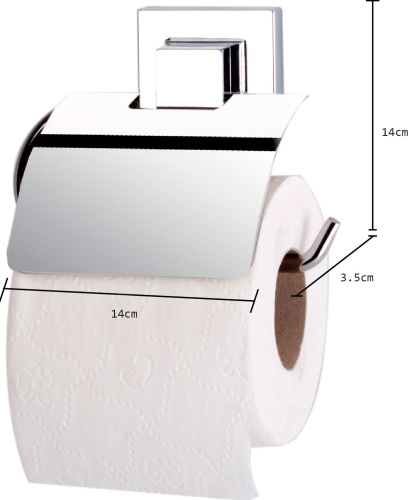 Держатель туалетной бумаги Tekno-tel EasyFIX EF238 самоклеящийся фото 3