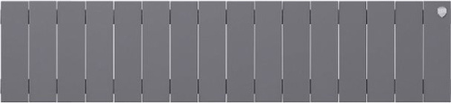 Радиатор биметаллический Royal Thermo Piano Forte 200 silver satin, 16 секций фото 2