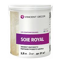 VINCENT DECOR SOIE ROYAL декоративное покрытие с эффектом матового шелка (1л)