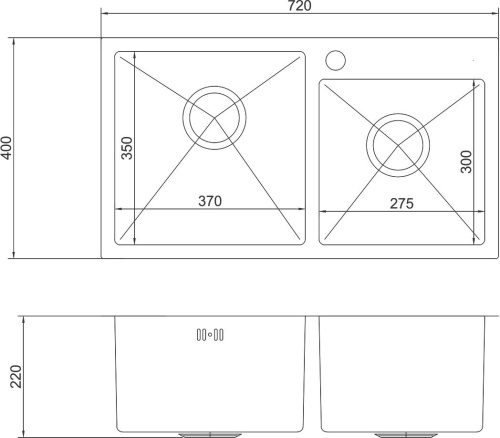 Мойка кухонная Mixline Pro 547241 черный графит фото 2