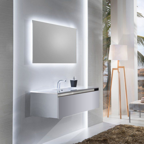 Мебель для ванной Sanvit Кубэ-1 75 белый глянец фото 4