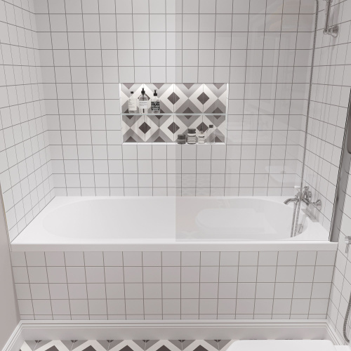 Акриловая ванна STWORKI Хельсинки 170x70 с каркасом фото 3