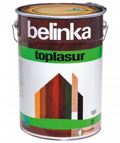 Belinka Toplasur Декоративное лазурное покрытие 1 л цвет 19 зеленая