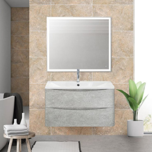Мебель для ванной BelBagno Acqua 90 подвесная, cemento verona grigio фото 6