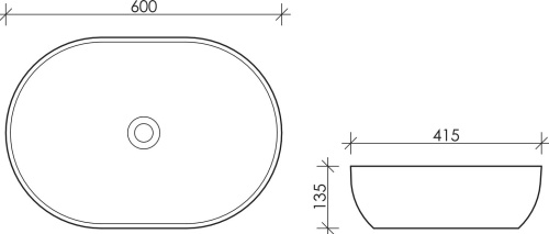 Раковина Ceramica Nova Element CN5009 фото 4