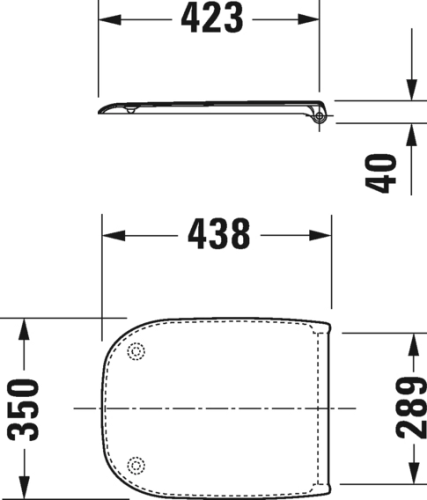 Унитаз подвесной Duravit D-code 45700900A1 безободковый фото 6