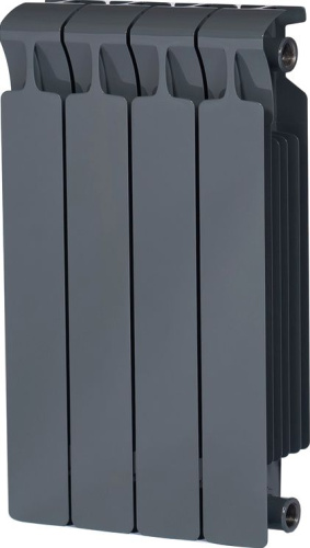 Радиатор биметаллический Rifar Monolit 500 4 секции, титан