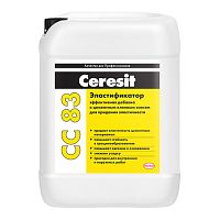CERESIT CС 83 эластификатор для использования в качестве добавки к плиточным клеям (5л)
