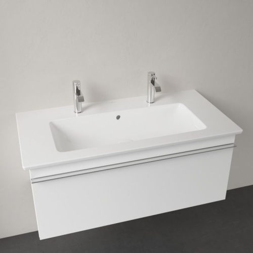 Мебельная раковина Villeroy & Boch Venticello 4104AKR1 альпийский белый ceramic plus фото 2
