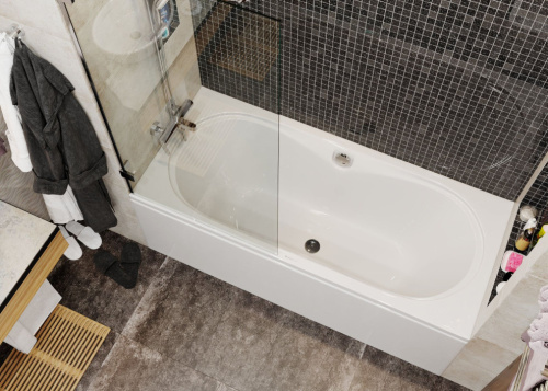 Акриловая ванна Vagnerplast Briana 185x90, ультра белый фото 4