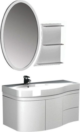 Мебель для ванной Aquanet Опера 115 белая L фото 4