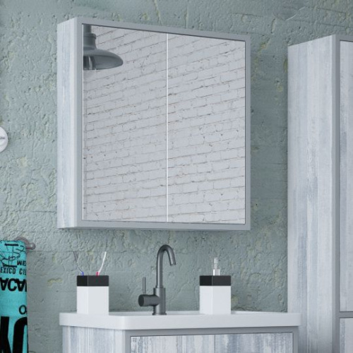 Мебель для ванной Corozo Айрон 70 серый, арт фото 2