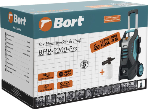 Мойка высокого давления Bort BHR-2200-Pro фото 14