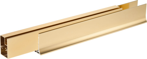 Душевая дверь в нишу Vegas Glass E2P 70 09 05 профиль золото, стекло бронза фото 4