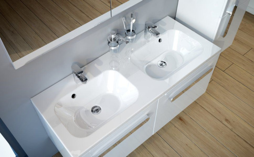 Мебель для ванной Ravak Chrome 120 белая фото 3