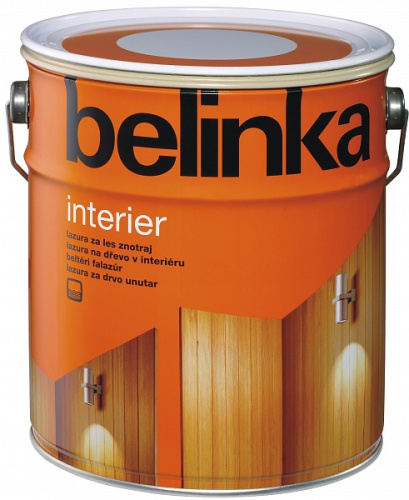Belinka Interier Лазурное текстурное покрытие на водной основе 2,5 л цвет 64 горчично-жёлтыйья