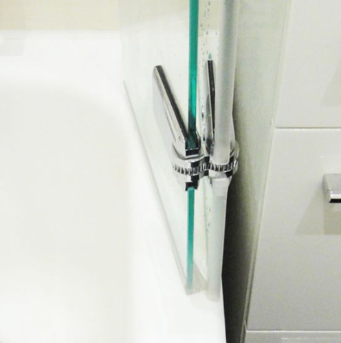 Шторка на ванну GuteWetter Trend Pearl GV-862A правая 120 см стекло бесцветное, фурнитура хром фото 5