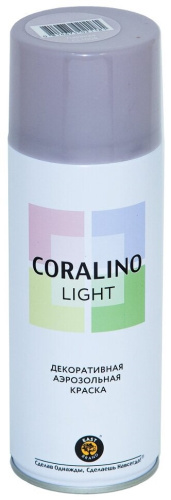 Краска универсальная аэрозольная акриловая Coralino Light глянцевая лаванда 520 мл.