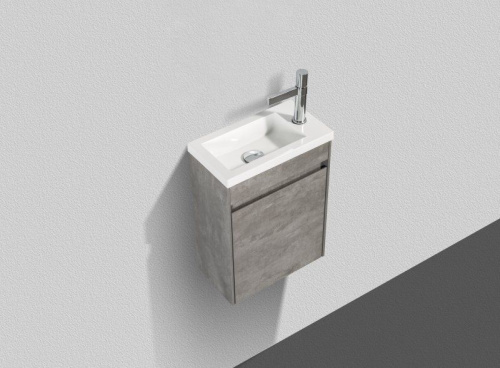 Мебель для ванной BelBagno Pietra Mini 40 L stucco cemento фото 3