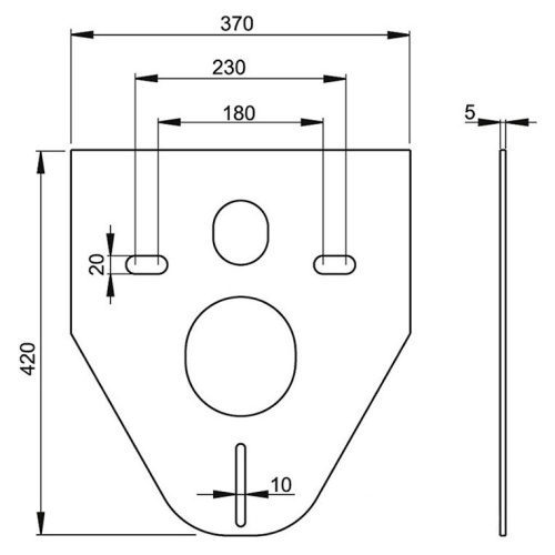 Комплект Унитаз подвесной Duravit D-code 45700900A1 безободковый + Система инсталляции для унитазов AlcaPlast Sadromodul AM101/1120-001 с кнопкой, шумоизоляцией и гигиеническим душем + ершик фото 12
