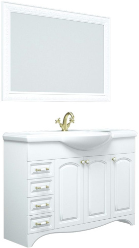 Мебель для ванной Corozo Классика 120 с бельевой корзиной фото 10
