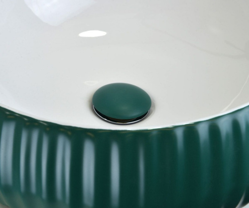 Донный клапан для раковины Bronze de Luxe 1001G зелёный фото 2