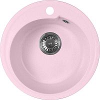 Мойка кухонная AquaGranitEx M-45 светло-розовая