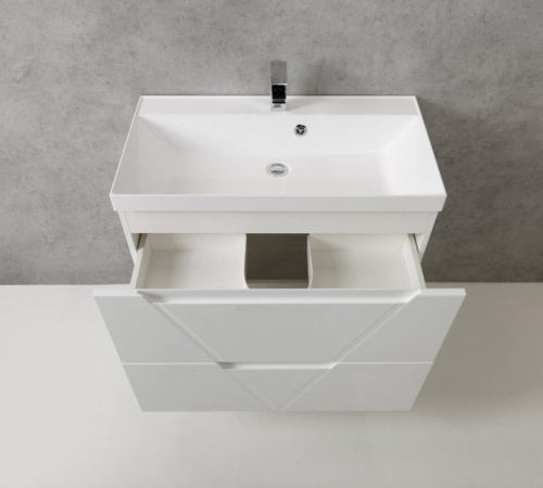 Мебель для ванной BelBagno Vittoria 80 bianco lucido фото 4