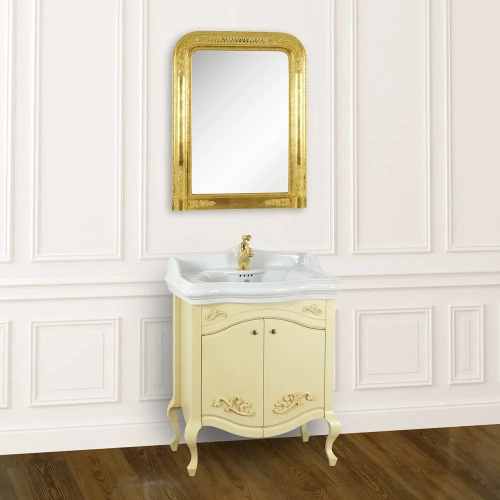 Мебель для ванной Migliore Impero 70 с дверками, decape sabbia фото 5