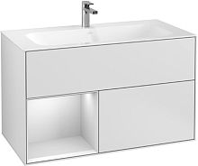 Мебель для ванной Villeroy & Boch Finion G030MTMT 100 с подсветкой и освещением стены