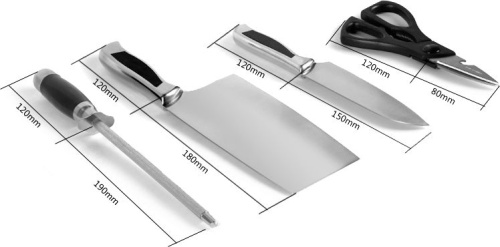 Мойка кухонная Oulin OL-H9910 с набором ножей фото 3