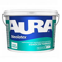 Краска Aura Neolatex износостойкая матовая база TR 4,5 л