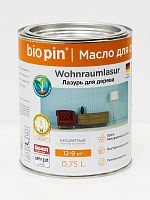 Лазурь интерьерная Bio Pin Wohnraumlasur для стен бесцветный 0,375 л