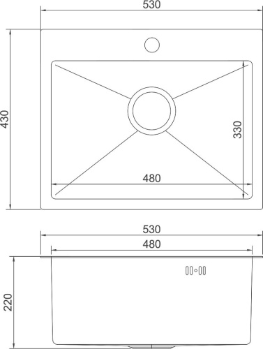 Мойка кухонная Mixline Pro 547234 черный графит фото 2