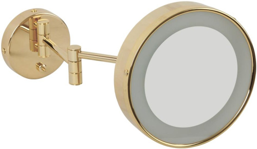 Косметическое зеркало Migliore 21985 с галогеновой подсветкой, золото
