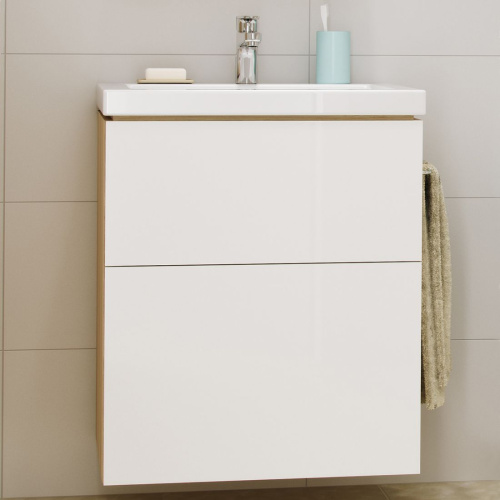 Мебель для ванной Cersanit Smart 80 ясень, белый фото 3