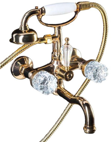 Смеситель Boheme Crystal 293-CRST для ванны с душем