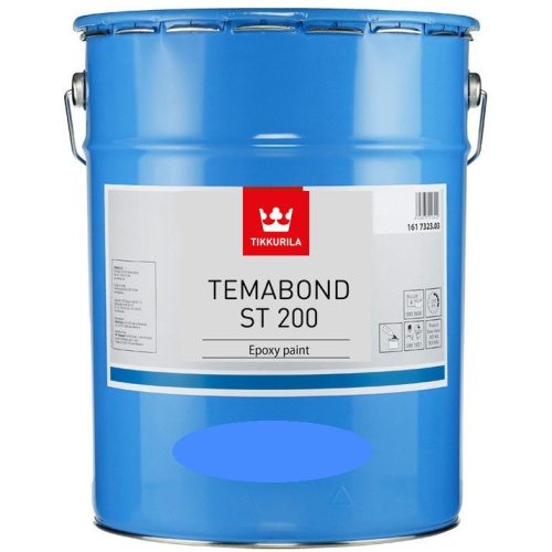 Краска Тиккурила Индастриал «Темабонд СТ 200» (Temabond ST 200) эпоксидная полуглянцевая 2К (9л) «Tikkurila Industrial»
