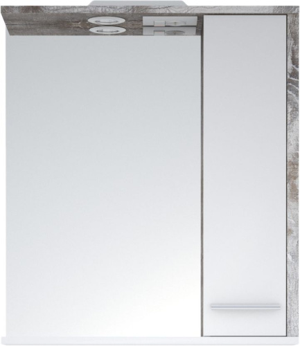Зеркало Corozo Лорена 75 R, антик, с подсветкой фото 3